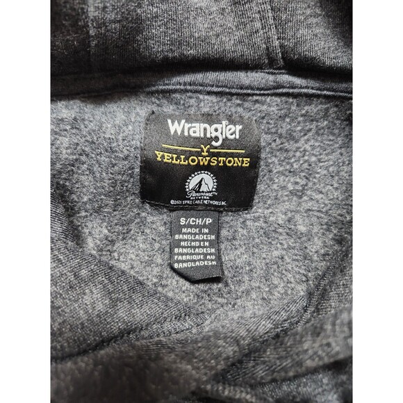 Yellowstone by Wrangler Ladies Dutton Ranch Cropped Sweatshirt Size Small - Picture 6 of 9